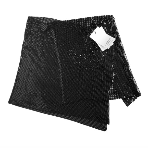 Fannie Schiavoni Chainmail Metal Mesh Mini Skirt - Picture 7 of 11